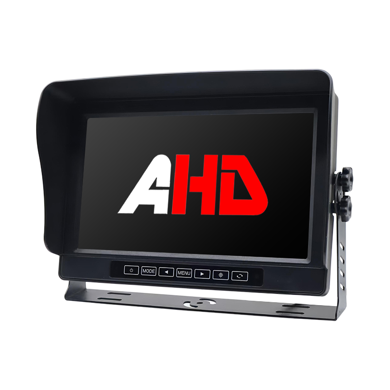 Monatóir Feithicle Cnaipí Tadhaill Ionchuir 10.1 Inch IP69K Uiscedhíonach 2CH AHD