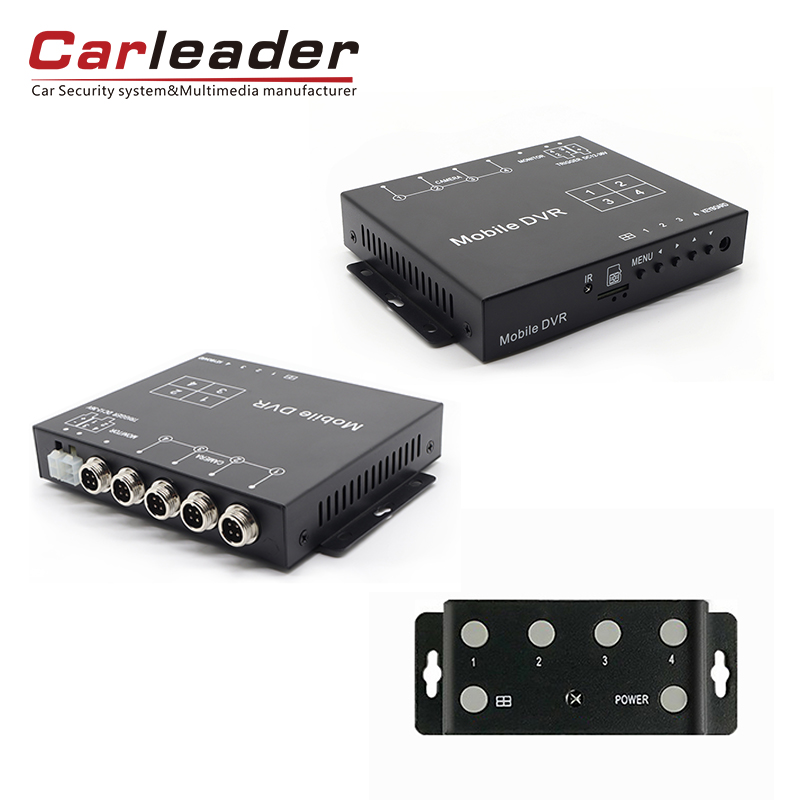Carleader 1080p AHD Bosca Rialaithe Split Quad Le Feidhm Taifeadta: Do Mhol Faireachais Feithicle All-in-One