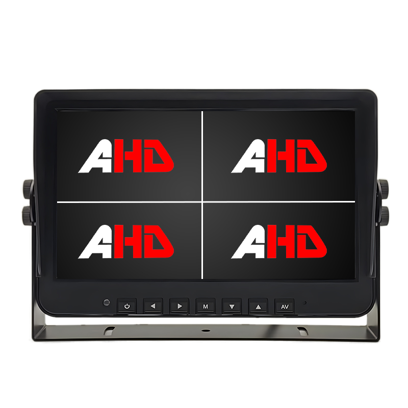 Monatóireacht a dhéanamh ar Fheithicil Trom-Dleachta AHD Carleader 10.1 Inch 4CH Quad Display
