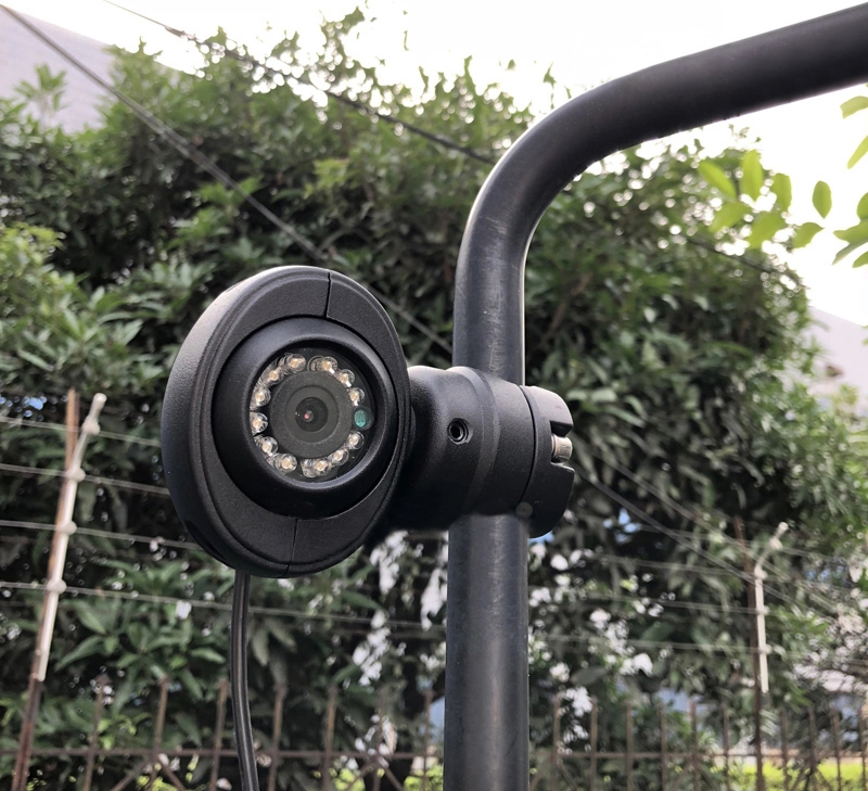 Carleader AHD 1080P Trucail Dualgas Trom Amharc Taobh Amharc ar Cheamara Mount Mirror