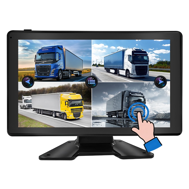 Seolann Carleader Monatóireacht Taifeadta DVR Scáileán Tadhaill 10.1 Inch le haghaidh Monatóireacht ar Fheithiclí Tráchtála Casta