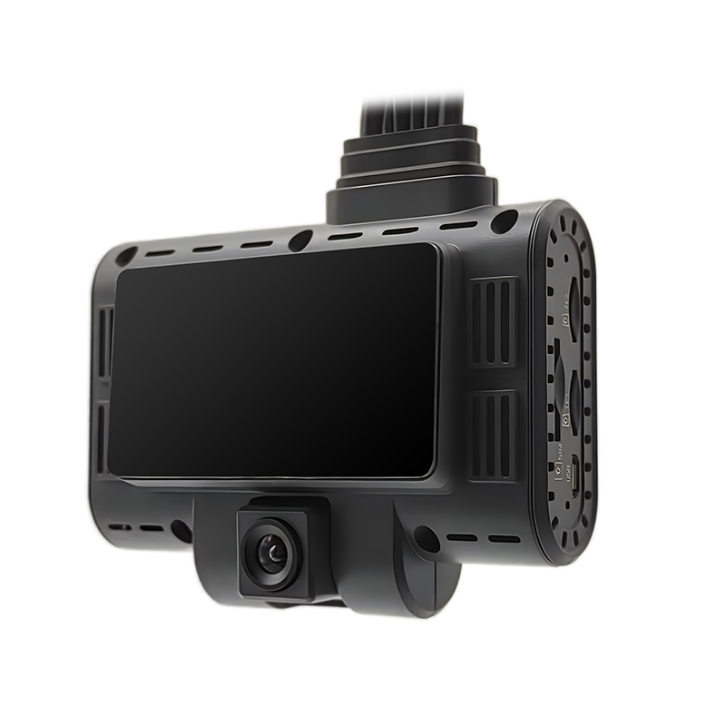 Ceamara Dash 3CH DVR AI le 4G GPS, ADAS, DSM agus WiFi le haghaidh Feithiclí Flít