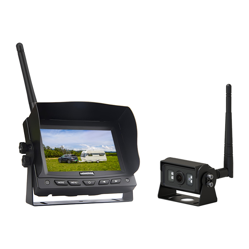 5-orlach 2.4G LCD Córas Ceamara Gan Sreang Digiteach TFT