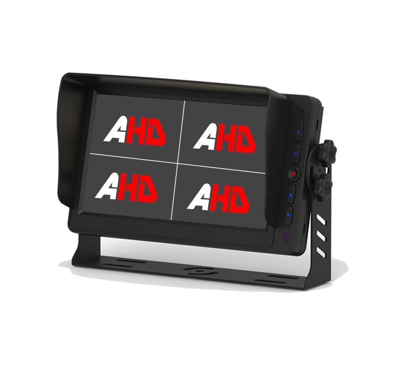 Taispeántas scoilte quad HD 7-orlach i gcarr
