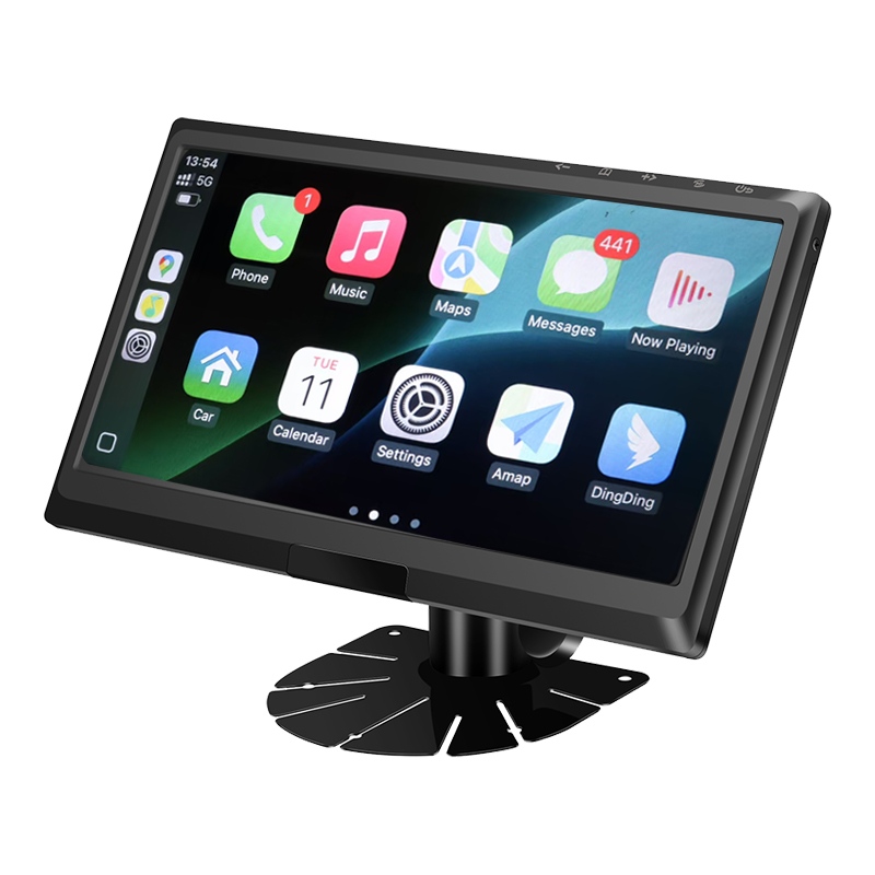 Tacaíocht Monatóir Feithicle Ionchur Comhartha IPS AHD 9 Orlach CarPlay Ilmheáin